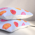 Smiling faces pattern no2 Pillow Sham Gallery Image 3