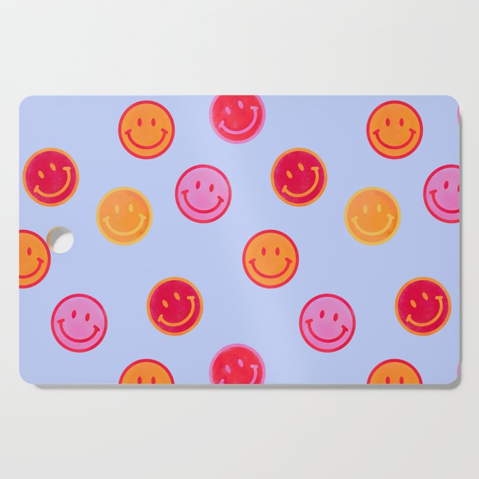 Smiling faces pattern no2 Cutting Board Gallery Image 1