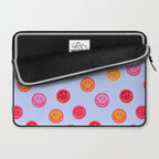 Smiling faces pattern no2 Laptop Sleeve Gallery Image 2