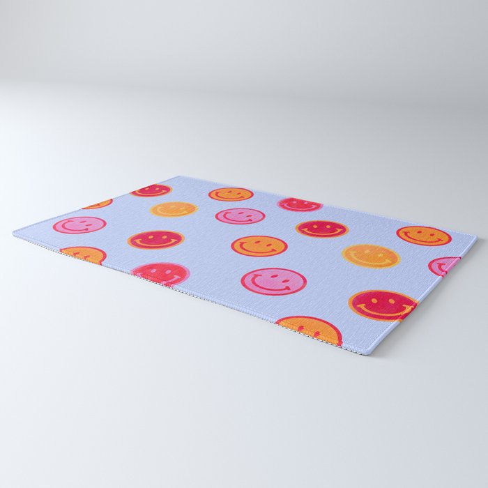 Smiling faces pattern no2 Rug Gallery Image 3