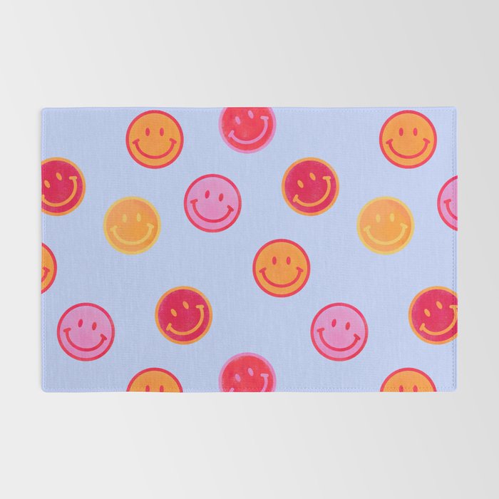Smiling faces pattern no2 Rug Gallery Image 2