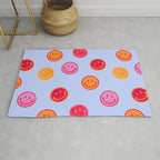 Smiling faces pattern no2 Rug Gallery Image 1