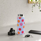 Smiling faces pattern no2 Water Bottle Gallery Image 4