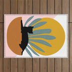 The Cat and The Sun III Outdoor Rug Gallery Image 1