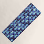 Cosmic UFO - mysterious blue flash Yoga Mat Gallery Image 1