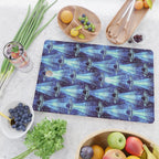 Cosmic UFO - mysterious blue flash Cutting Board Gallery Image 2