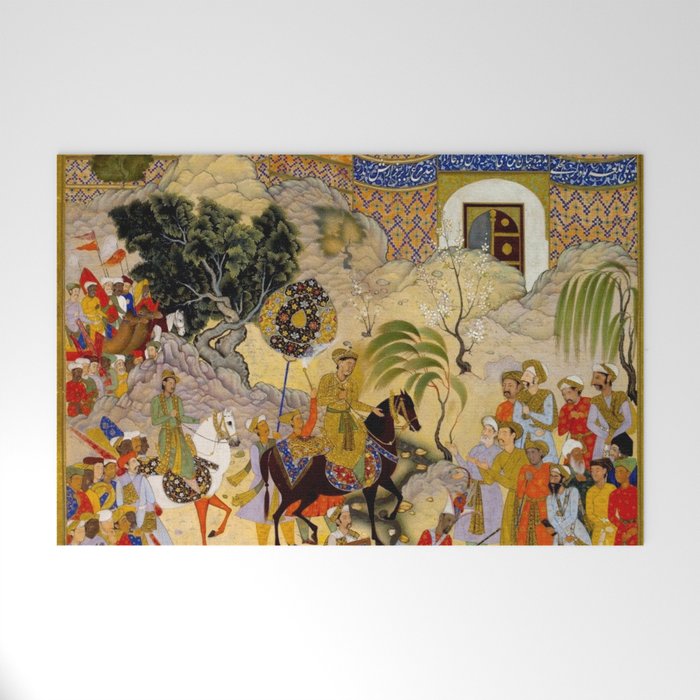 Farrukh Beg. Akbar's Triumphal Entry into Surat. Akbarnama Welcome Mat Gallery Image 1