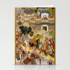Farrukh Beg. Akbar's Triumphal Entry into Surat. Akbarnama Stationery Card Gallery Image 2