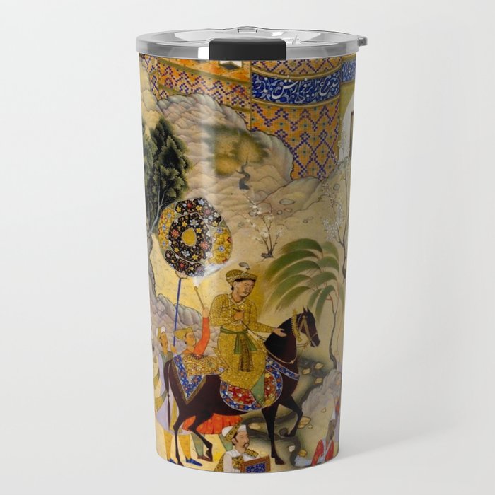 Farrukh Beg. Akbar's Triumphal Entry into Surat. Akbarnama Travel Mug Gallery Image 1