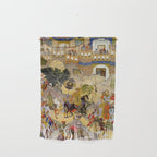 Farrukh Beg. Akbar's Triumphal Entry into Surat. Akbarnama Wall Hanging Gallery Image 1
