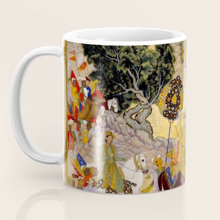 Farrukh Beg. Akbar's Triumphal Entry into Surat. Akbarnama Coffee Mug Gallery Image 3