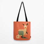 Whimsy Kangaroo Tote Bag Gallery Image 2