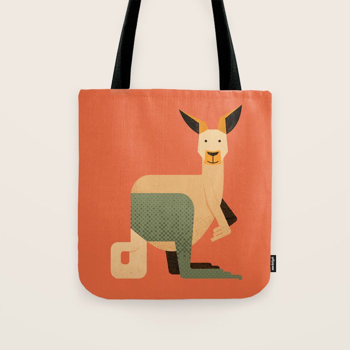 Whimsy Kangaroo Tote Bag Gallery Image 1