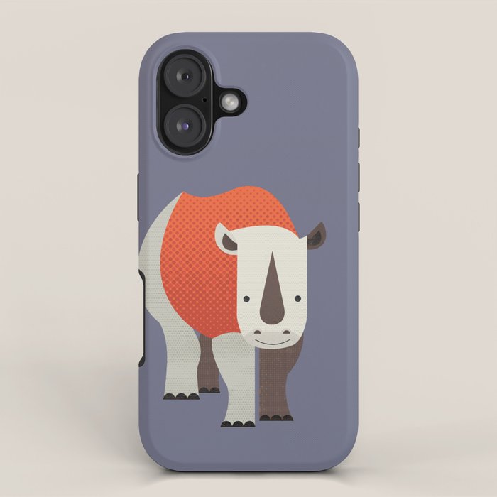 Whimsy Rhinoceros iPhone Case Gallery Image 1