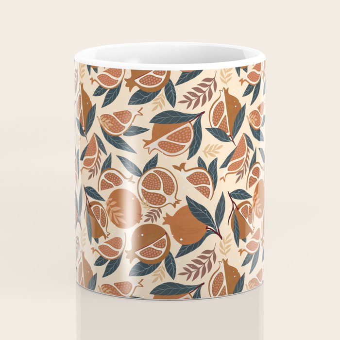 Pomegranate - Terracotta Coffee Mug Gallery Image 4