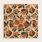 Pomegranate - Terracotta Wood Wall Art Gallery Image 1