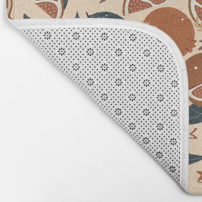 Pomegranate - Terracotta Bath Mat Gallery Image 2