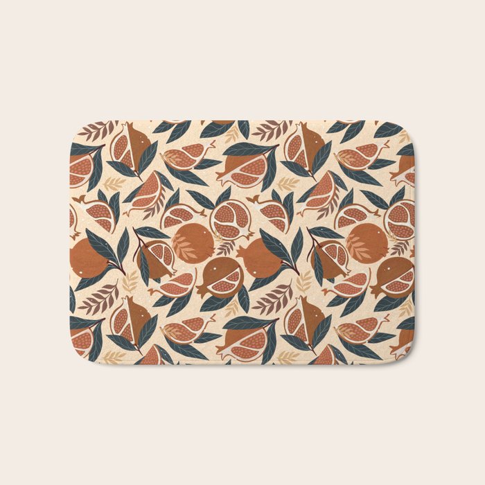 Pomegranate - Terracotta Bath Mat Gallery Image 1