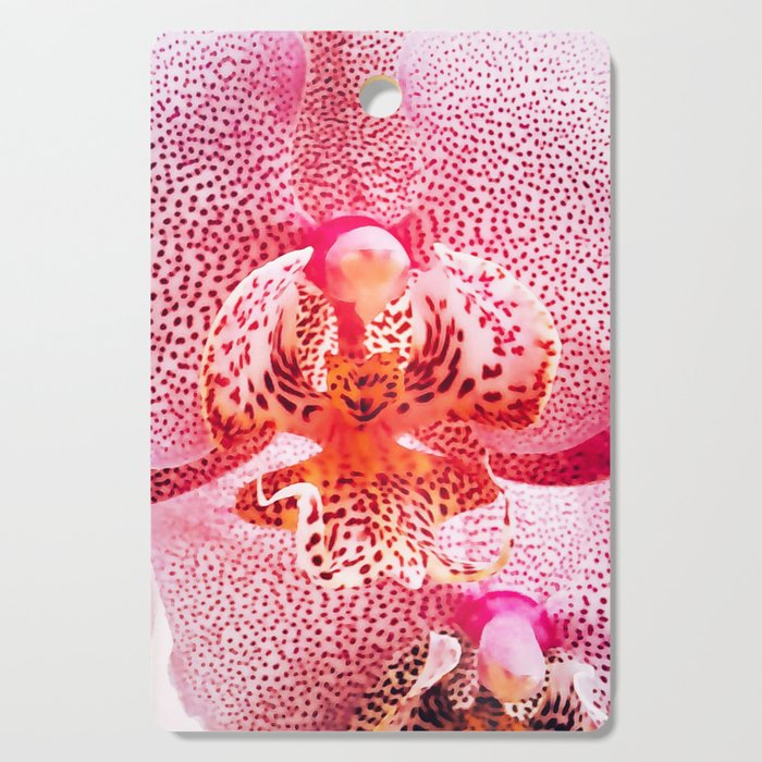 Close up Orchid 37 Cutting Board Gallery Image 1