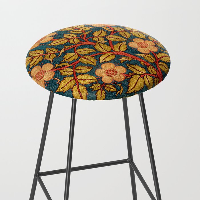 William Morris "Rose Wreath" Stool Gallery Image 2