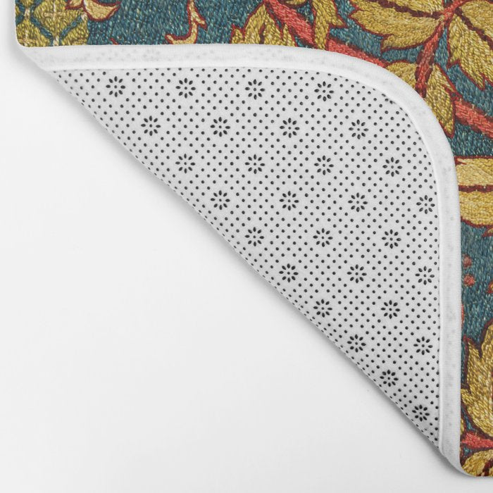 William Morris "Rose Wreath" Bath Mat Gallery Image 2