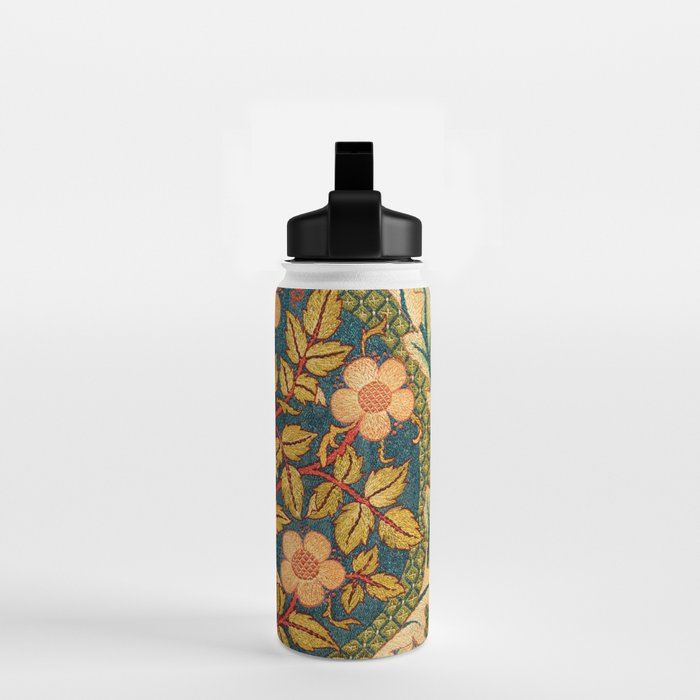 William Morris "Rose Wreath" Water Bottle Gallery Image 2