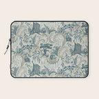 Fairytale Forest Raccoons - charming blue Laptop Sleeve Gallery Image 1