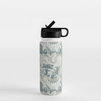 Fairytale Forest Raccoons - charming blue Water Bottle Gallery Image 1