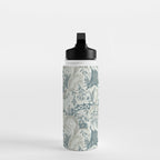 Fairytale Forest Raccoons - charming blue Water Bottle Gallery Image 3