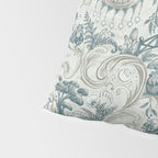Fairytale Forest Raccoons - charming blue Pillow Sham Gallery Image 4