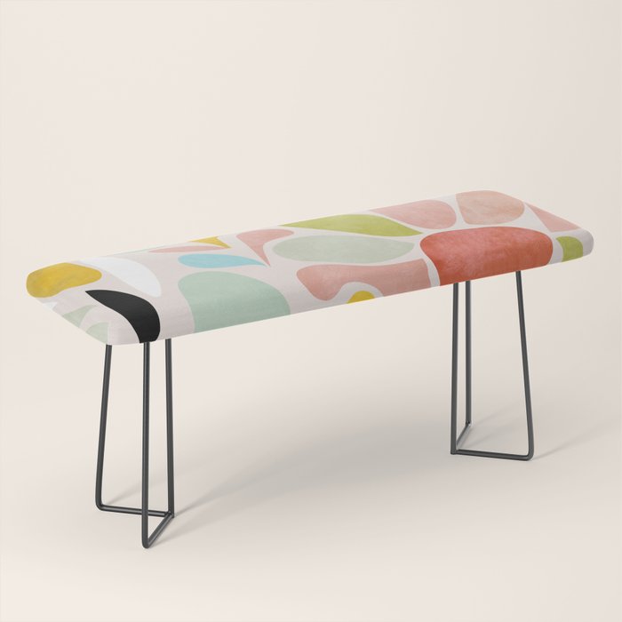 floral shapes retro Bench Gallery Image 1