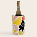 floral shapes retro Wine Chiller Gallery Image 1