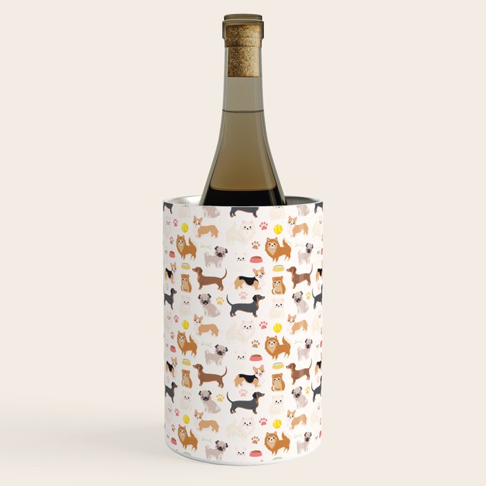 Cute Dog Pattern Wine Chiller Gallery Image 3