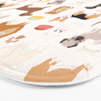 Cute Dog Pattern Bath Mat Gallery Image 3