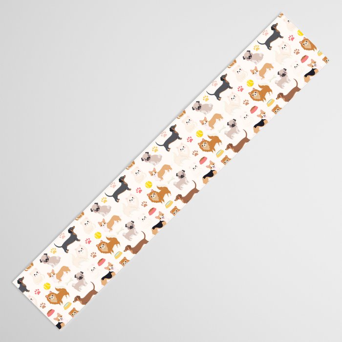 Cute Dog Pattern Table Runner Gallery Image 3