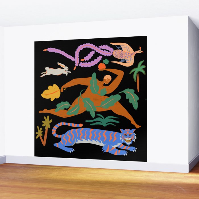 The Tiger, The Phoenix and The Hare Wall Mural Gallery Image 2