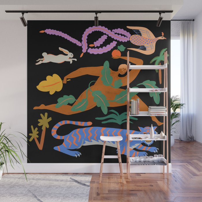 The Tiger, The Phoenix and The Hare Wall Mural Gallery Image 1