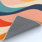 Colorful nature mountain landscape art Rug Gallery Image 4