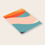 Colorful nature mountain landscape art Notebook Gallery Image 3
