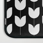 Spring Tulips IV Black and White Mid Century Flowers Laptop Sleeve Gallery Image 3