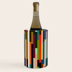 mid century stripes geometry retro Wine Chiller Gallery Image 3