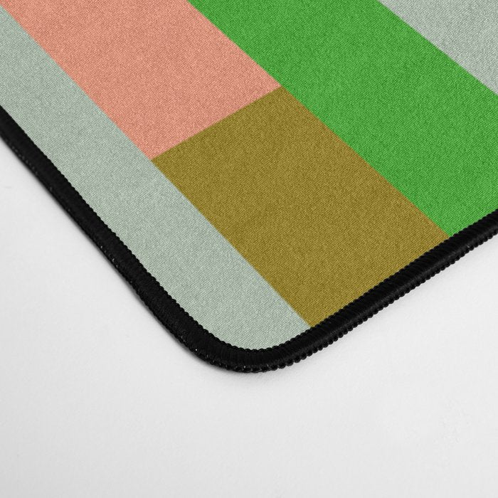 mid century stripes geometry retro Desk Mat Gallery Image 4
