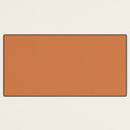 Solid Terracotta Desk Mat Gallery Image 3