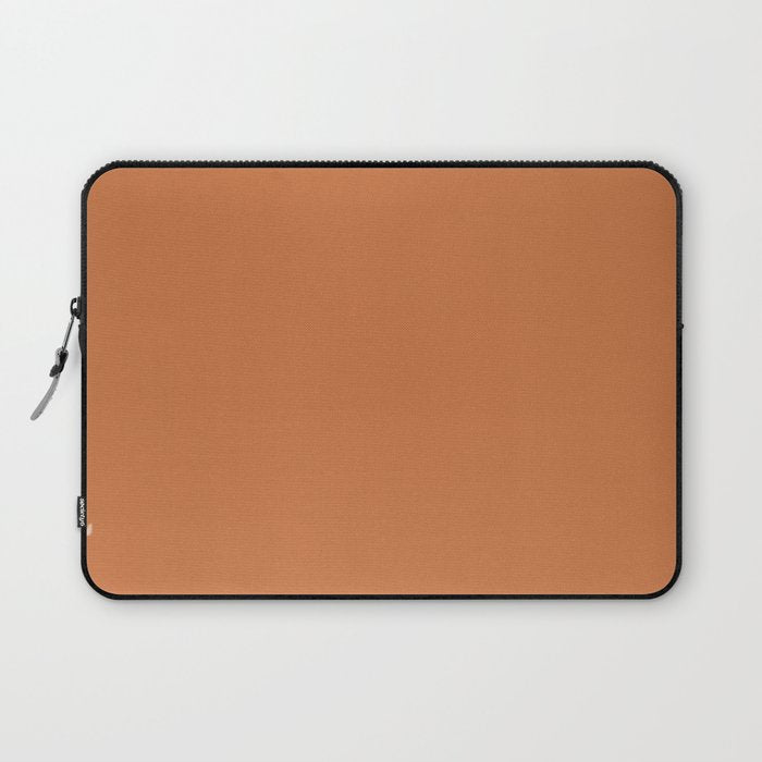 Solid Terracotta Laptop Sleeve Gallery Image 1