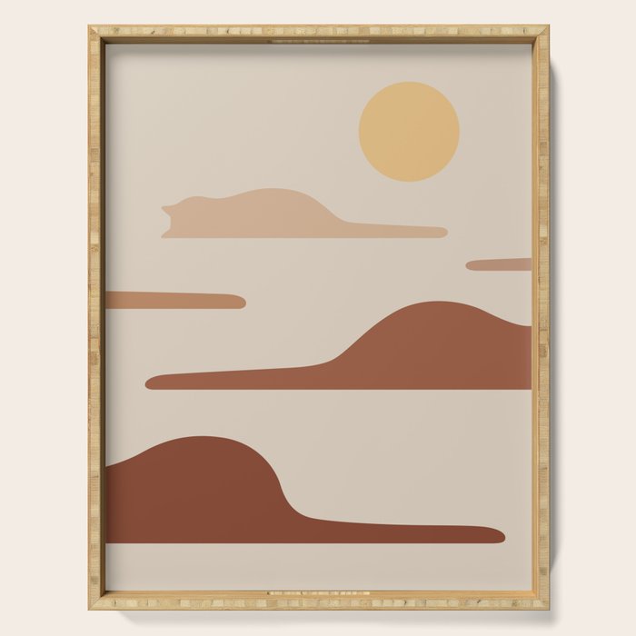 Cat Landscape 27 Serving Tray Gallery Image 1