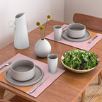 Minimal Modern Archway Color Block in Orange and Pink Placemat Gallery Image 2