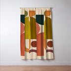 Geometric Shapes 244 Window Curtain Gallery Image 3