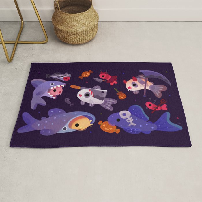 Spooky Cory cats Rug Gallery Image 1
