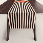 Abstraction_SUNSET_LINE_ART_Minimalism_001 Table Runner Gallery Image 1
