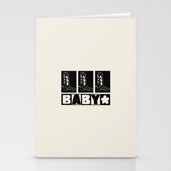 Baby Boots Stationery Card Gallery Image 2